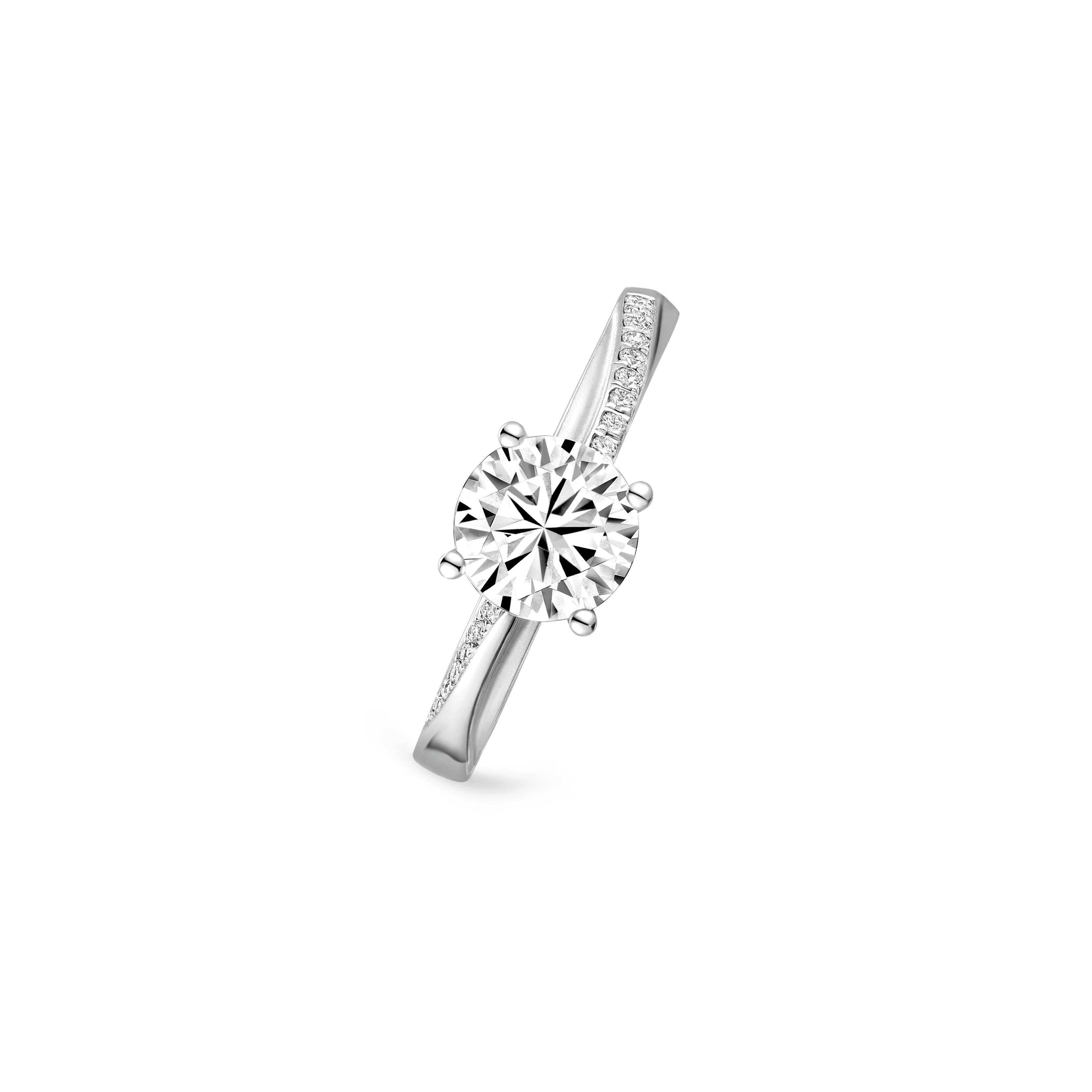 Wedding Collection 18K White Gold Diamond Ring