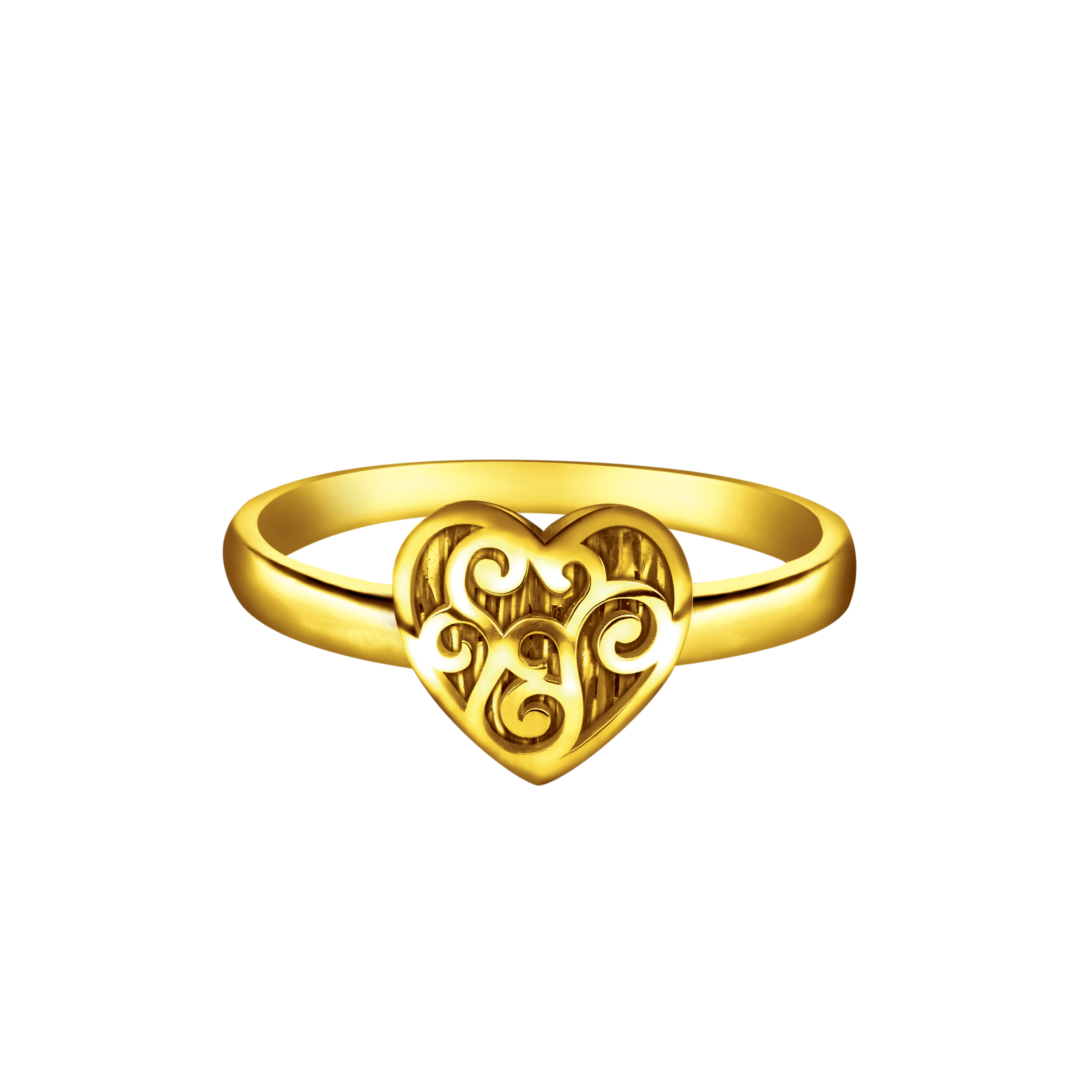 Goldstyle "Beating Heart" Gold Ring