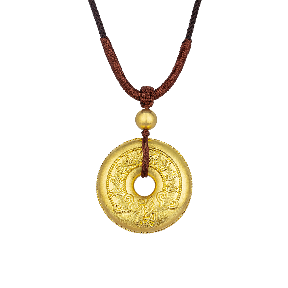 Heirloom Fortune "Fortune Blessing" Gold Pendant