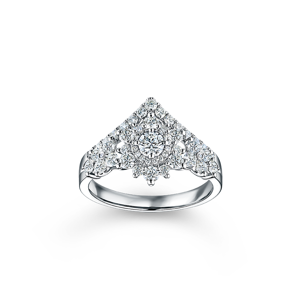 Wedding Collection “Passionate Love” 18K Gold Diamond Ring