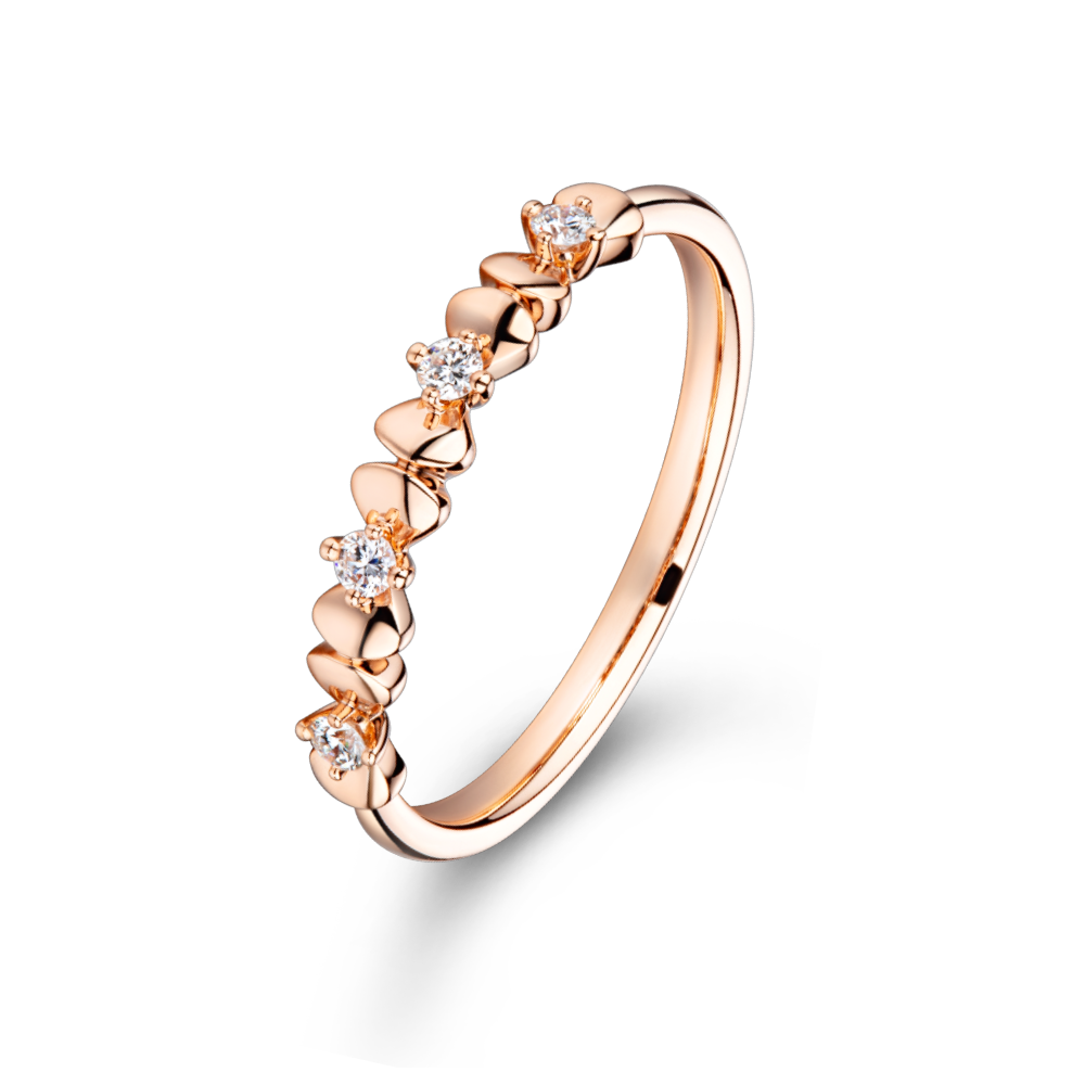 "Ring-a-Finger" 18K Gold Diamond Ring