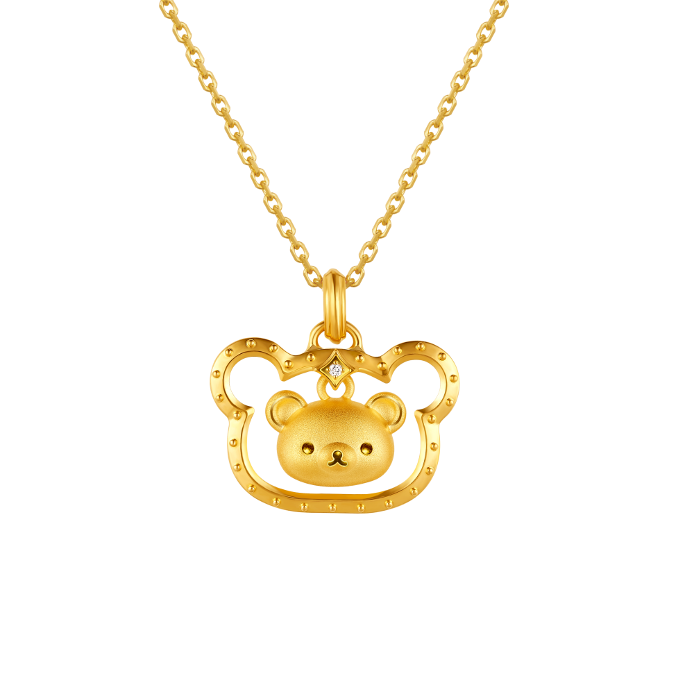 Rilakkuma™ Goldstyle•X Gold Pendant