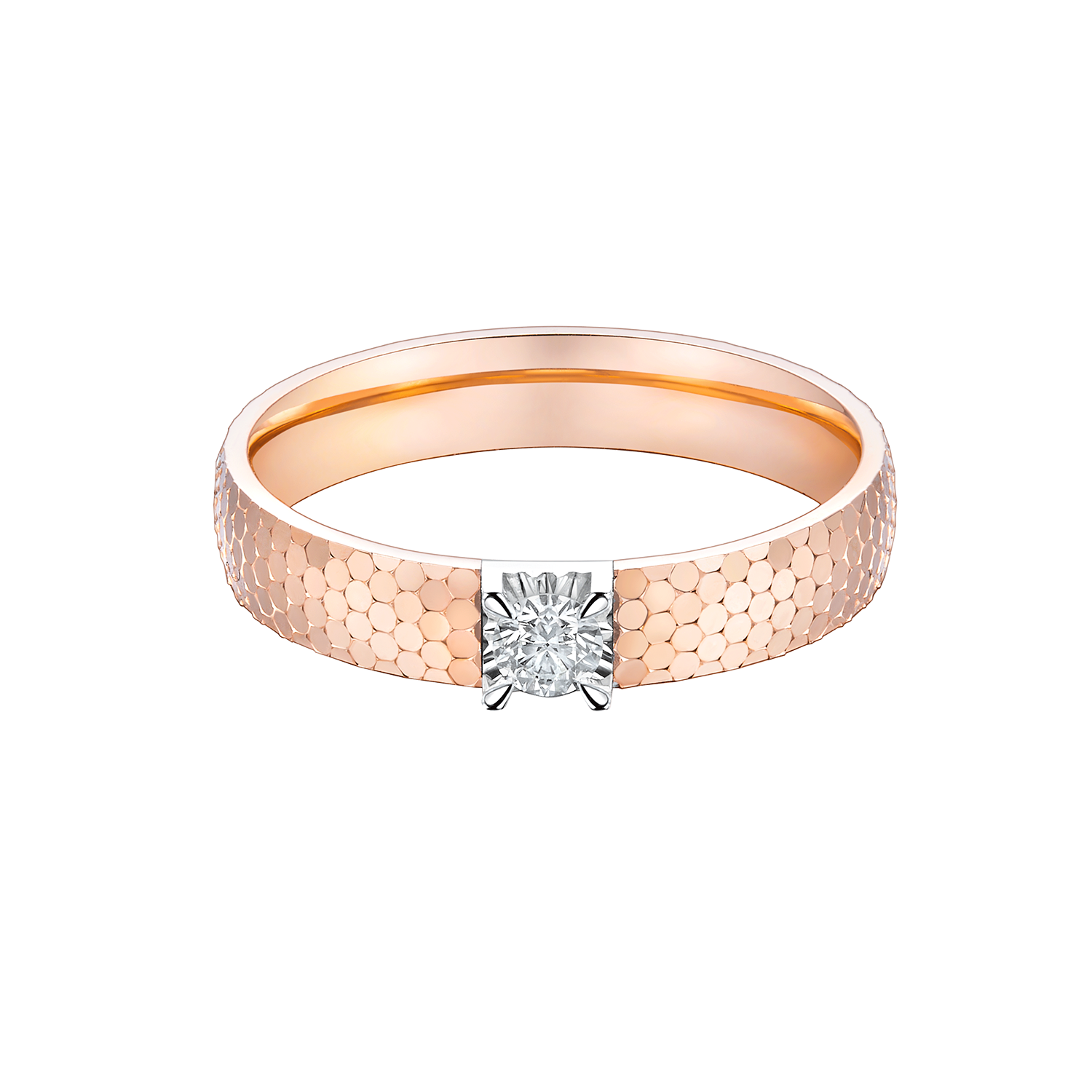 "Shining Point" 18K Gold Diamond Ring