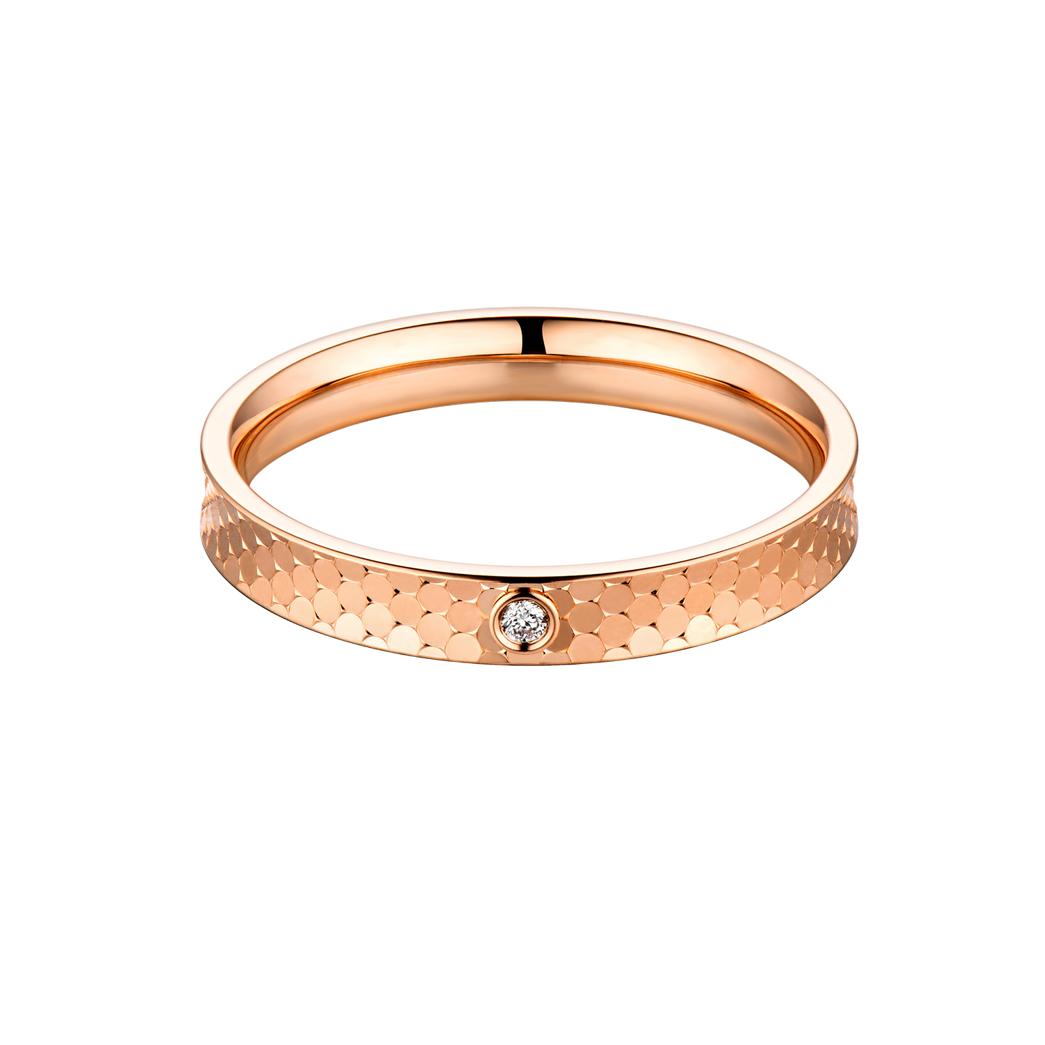 "Shining Point" 18K Gold Diamond Ring